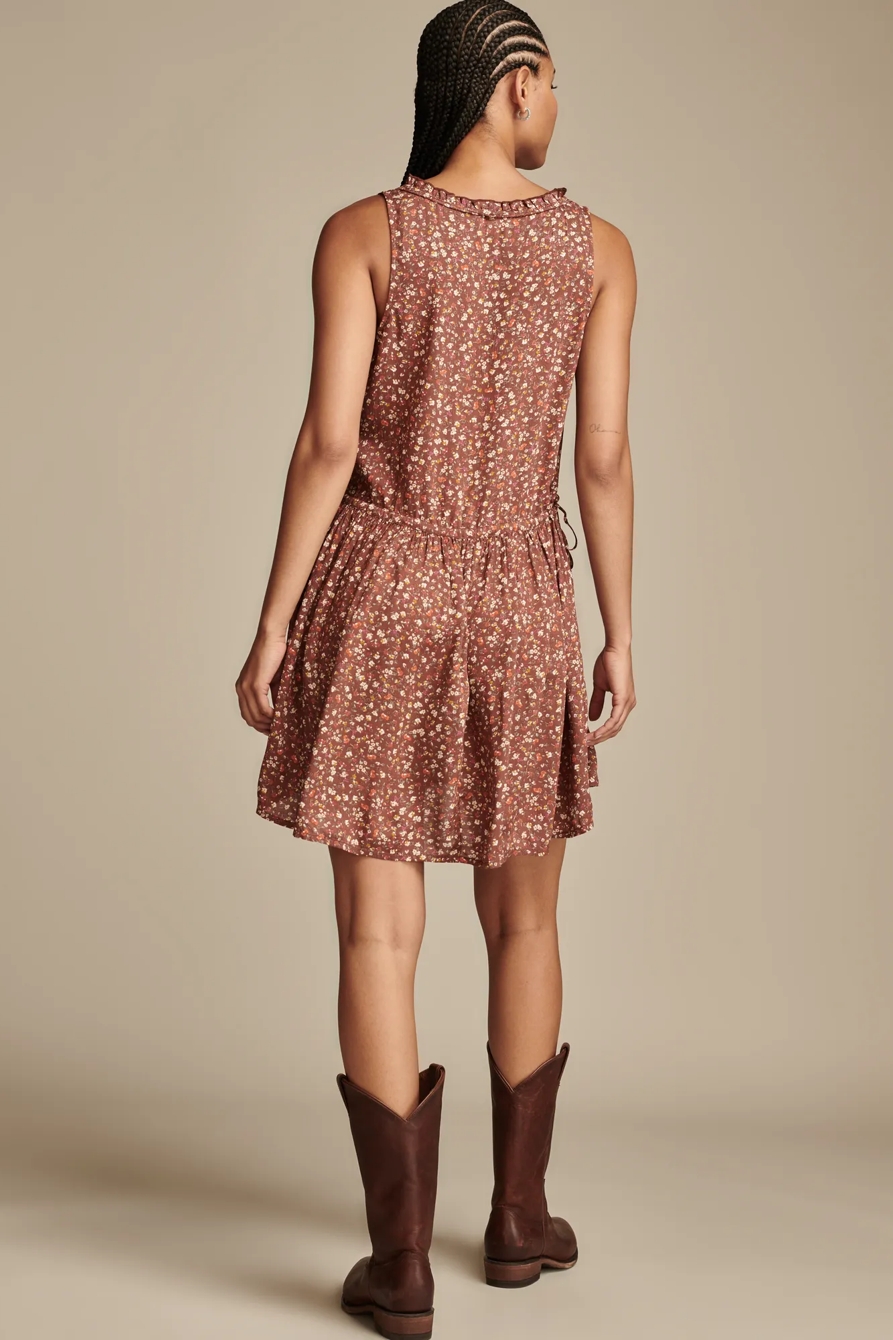 FLORAL PRINTED RUFFLE MINI DRESS, image 4
