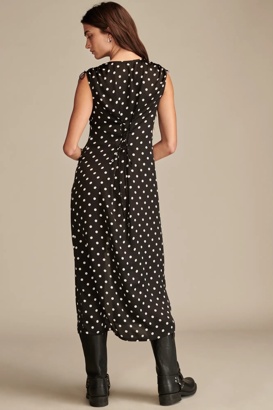 SATIN BUTTON THROUGH MIDI DRESS, image 4