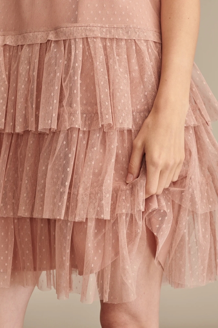 TULLE PARTY MINI DRESS, image 4