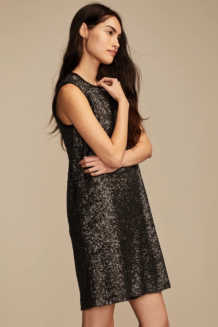 SEQUIN SHIFT MINI DRESS, image 3