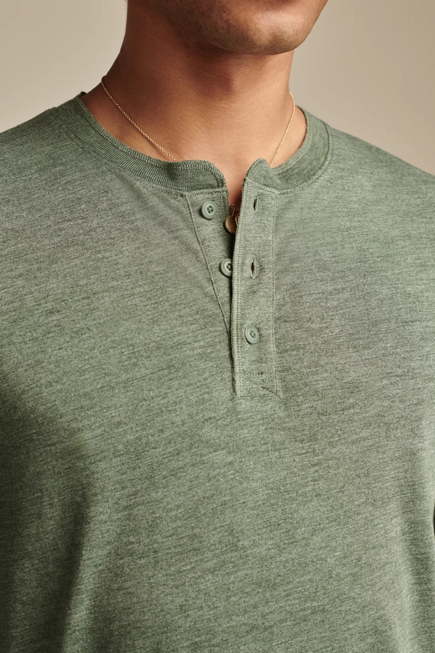 TENCEL JERSEY LONG SLEEVE HENLEY, image 2