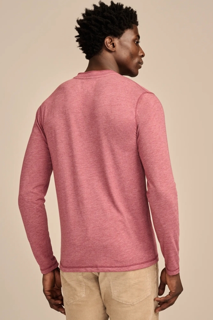 TENCEL JERSEY LONG SLEEVE HENLEY, image 4