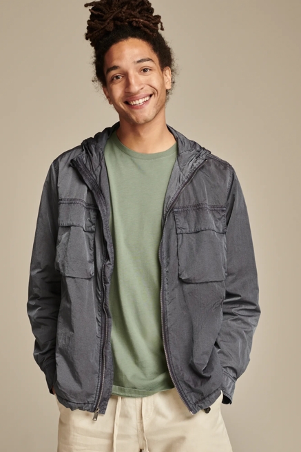 GARMENT DYED NYLON JACKET, image 1