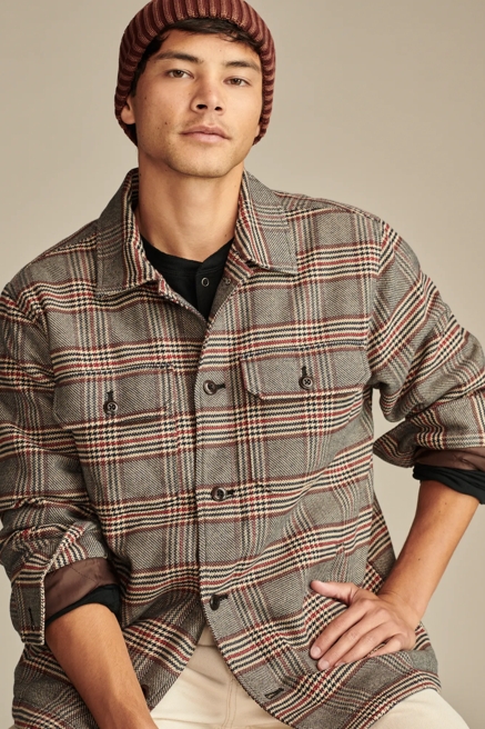 PLAID SHIRT JACKET, image 1