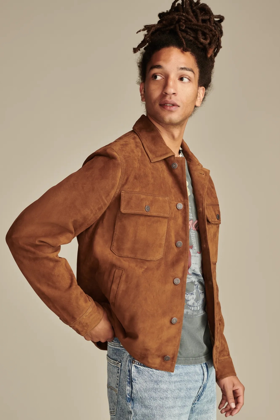 SUEDE SHIRT JACKET, image 4