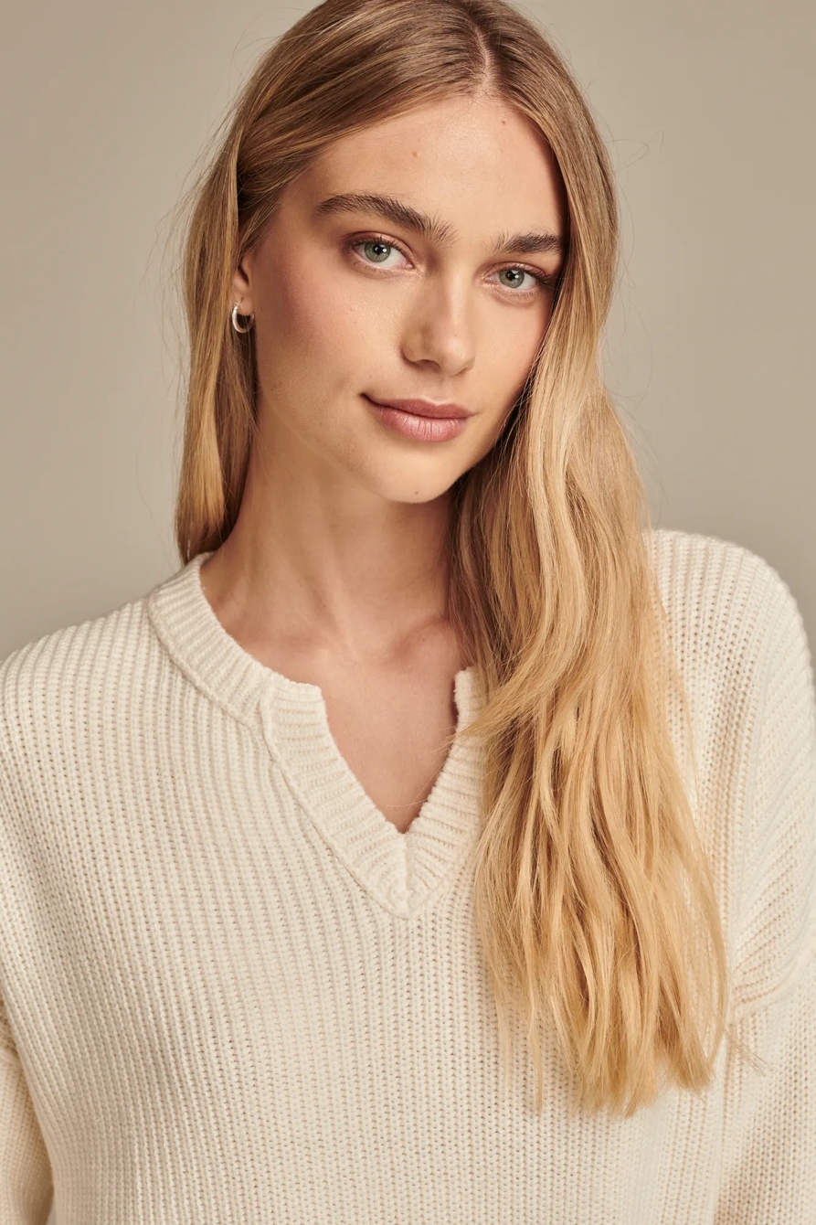 NOTCH NECK PULLOVER, image 4