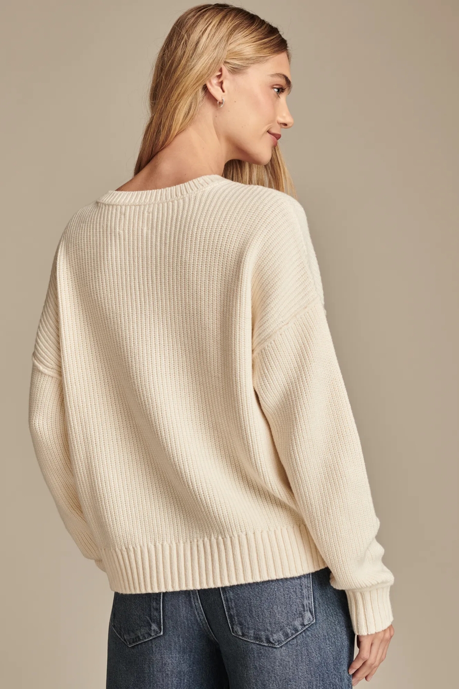 NOTCH NECK PULLOVER, image 5