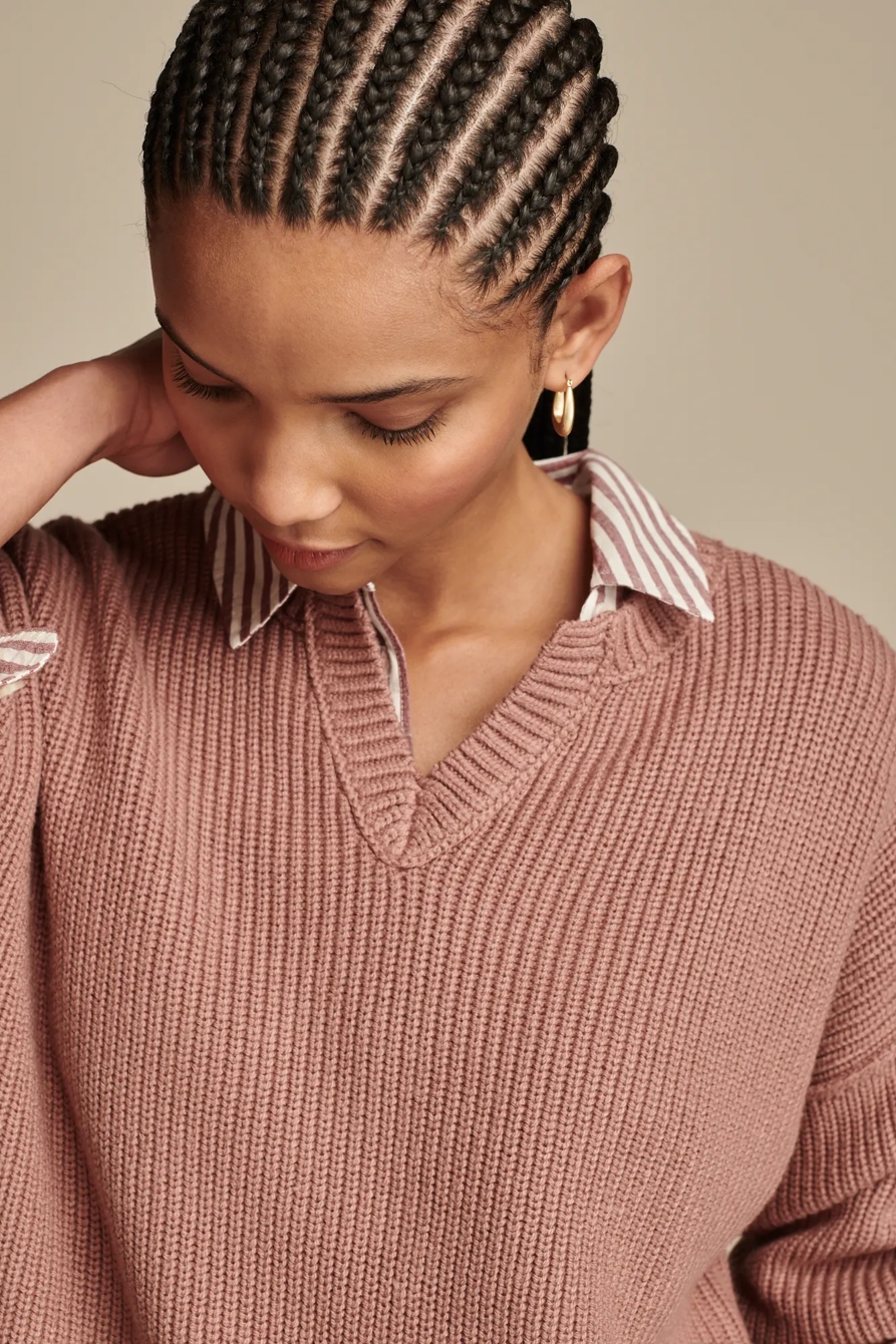 NOTCH NECK PULLOVER, image 2