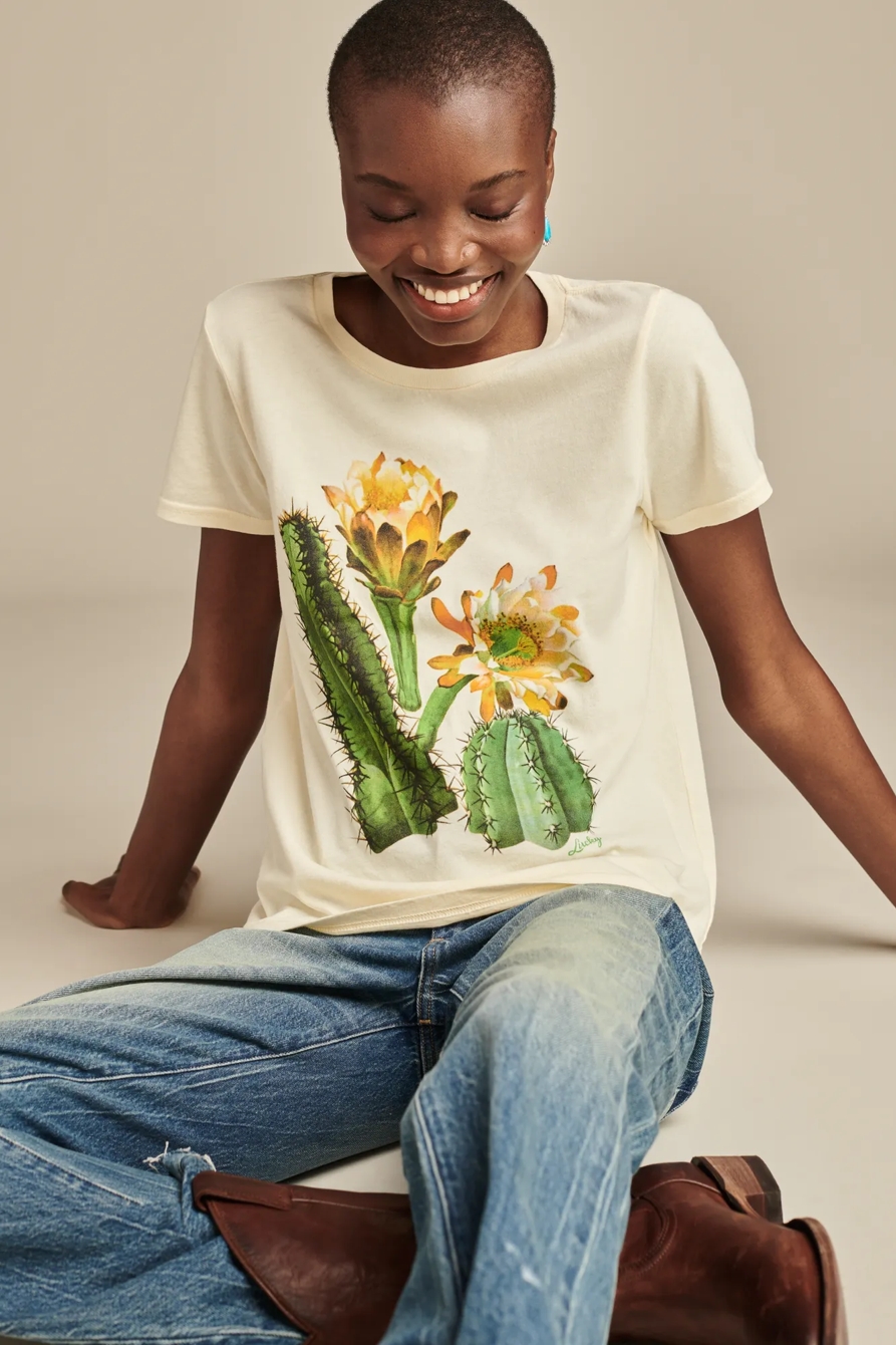 WATERCOLOR CACTUS CLASSIC CREW, image 5