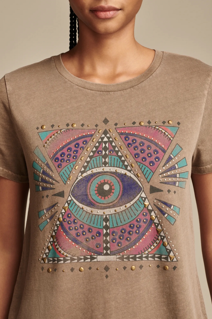 GEO CELESTIAL STUDDED CLASSIC CREW, image 2