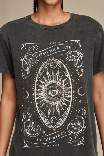 FIND YOUR PATH STUDDED BOYFRIEND TEE, image 2