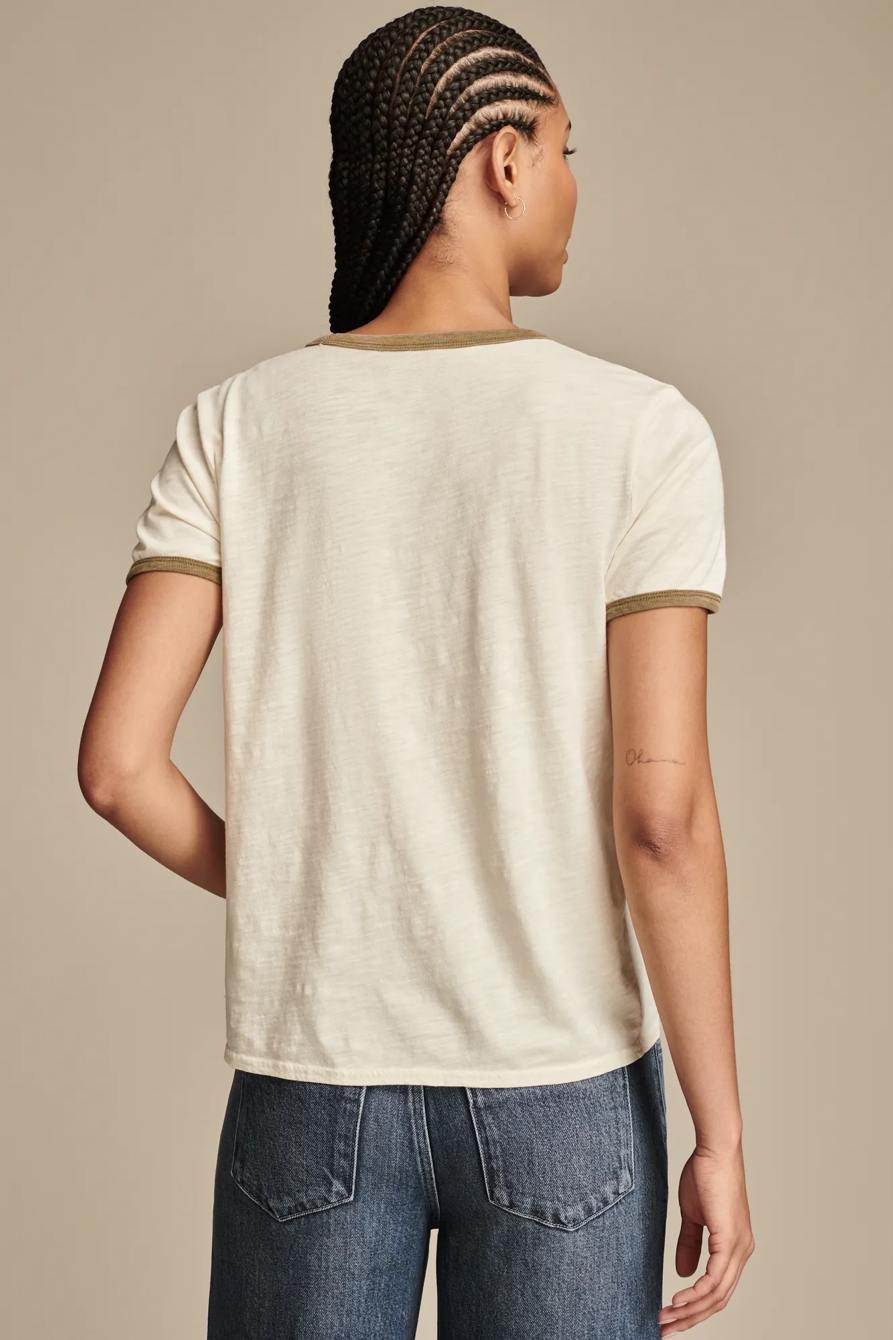 FLORAL LUCKY RINGER TEE