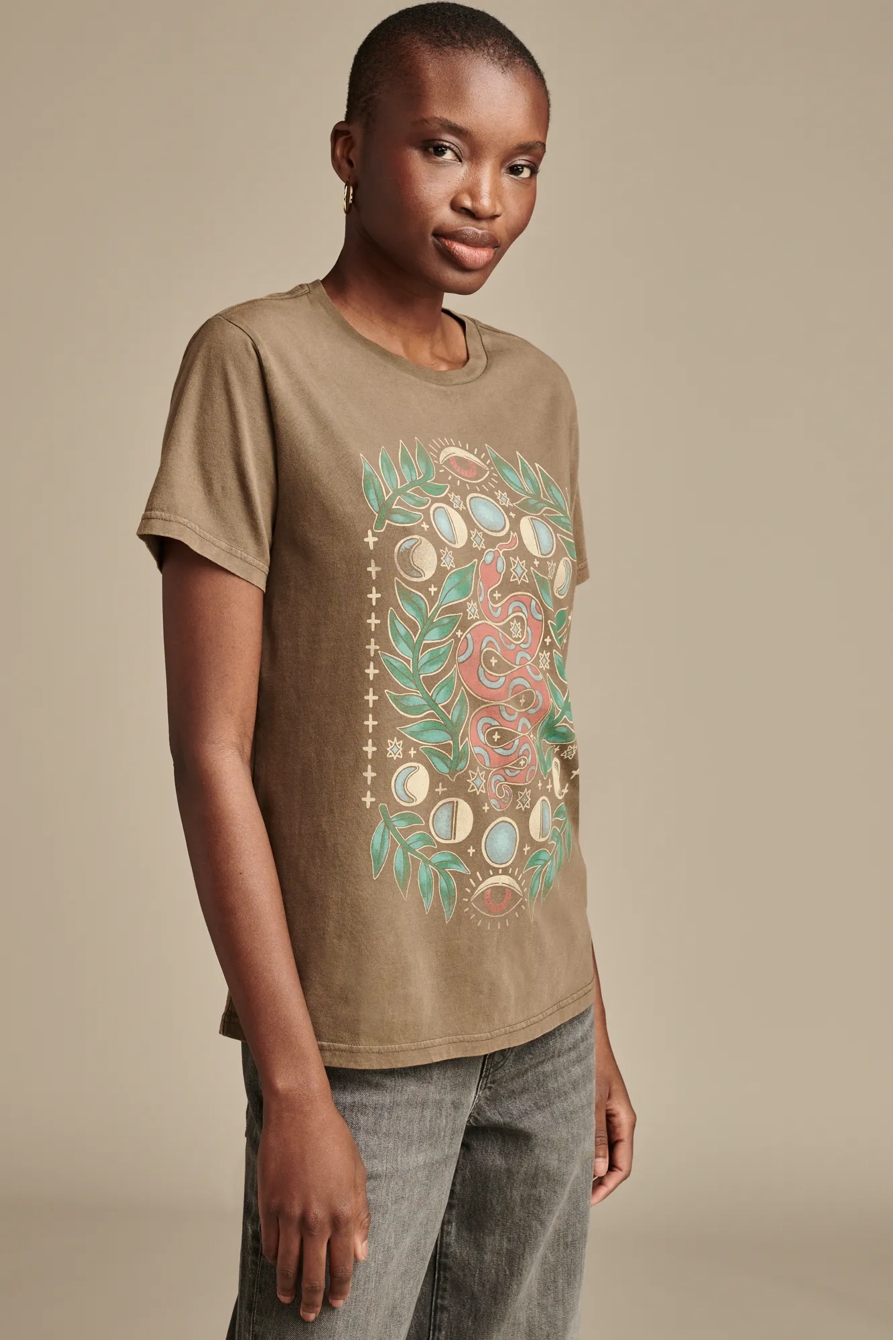 CELESTIAL SNAKE BOYFRIEND TEE, image 3
