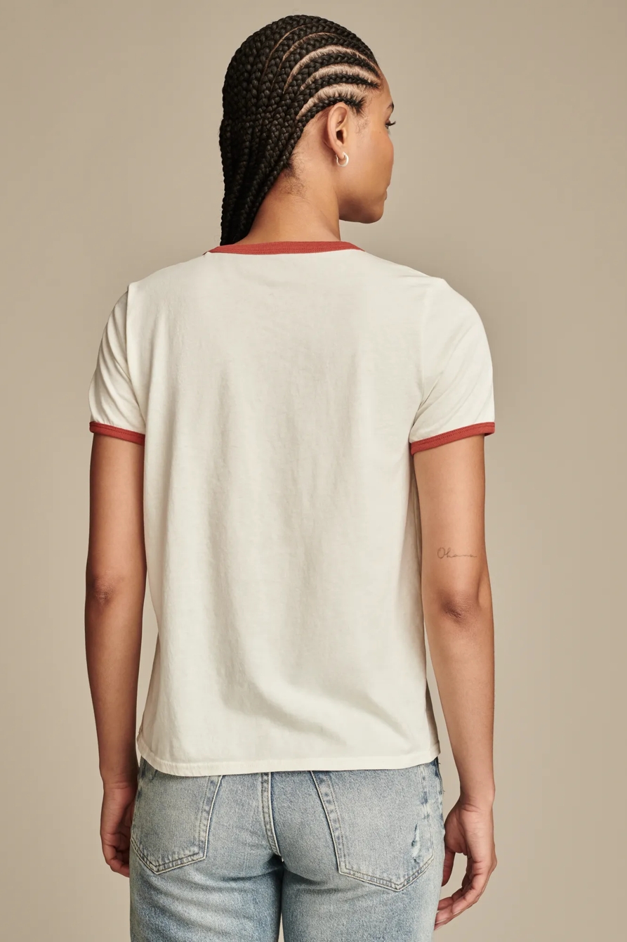 LUCKY LOGO CLASSIC CREW RINGER TEE, image 4