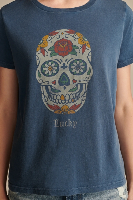 LUCKY SUGAR SKULL CLASSIC CREW, image 2