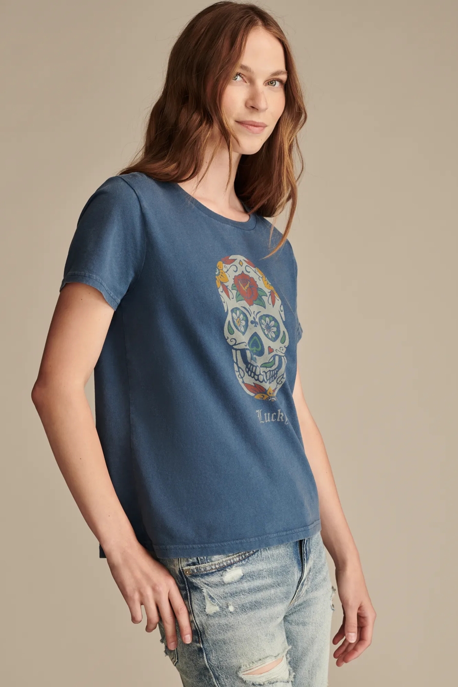 LUCKY SUGAR SKULL CLASSIC CREW, image 3