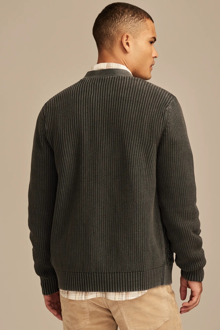 Washed Cable Cardigan, image 5