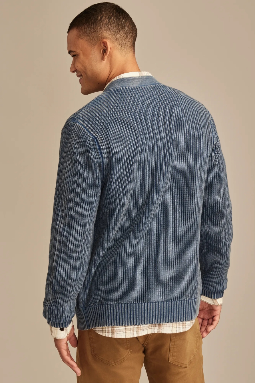 Washed Cable Cardigan, image 4