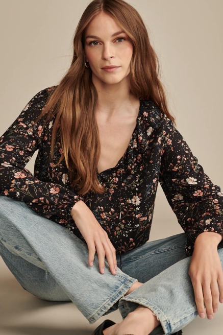 RUFFLE COLLARED BLOUSE, image 4