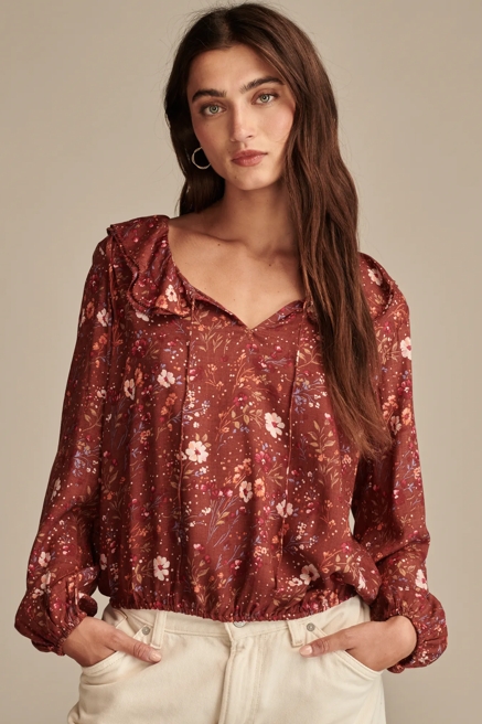 RUFFLE COLLARED BLOUSE, image 3