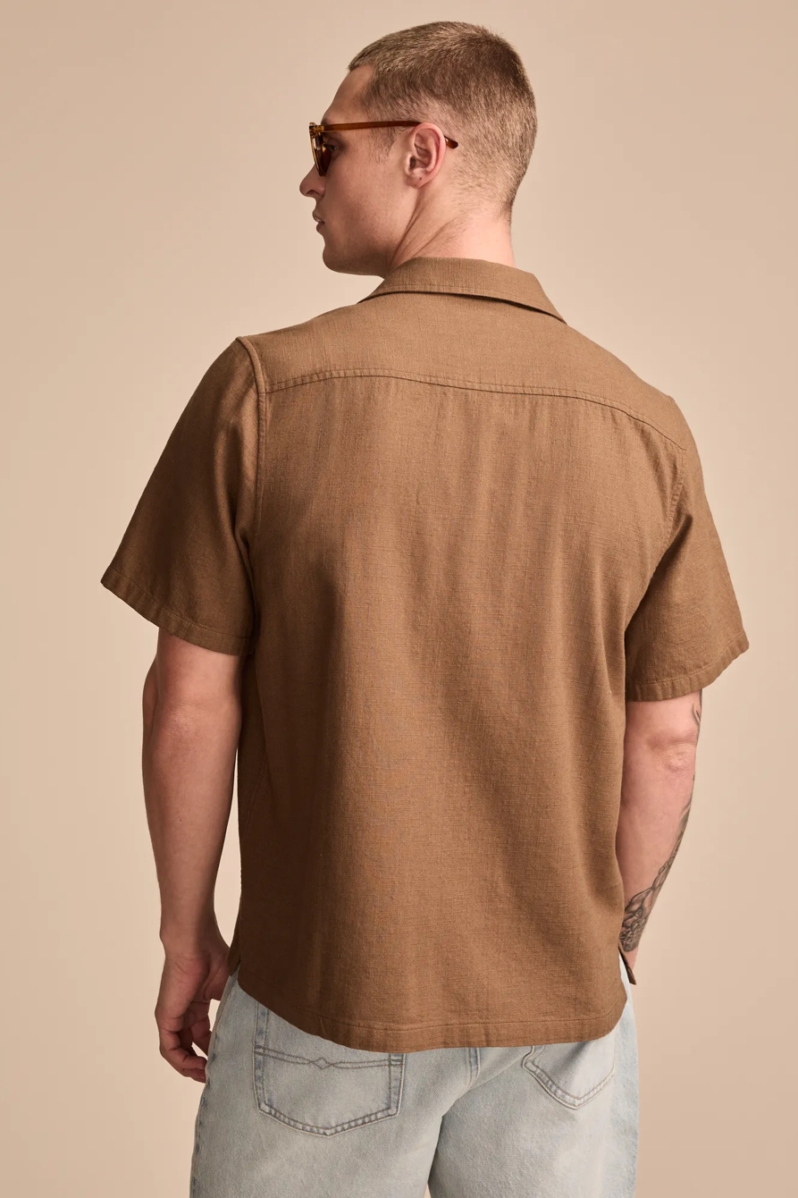 EMBROIDERED CAMP COLLAR SHIRT, image 6