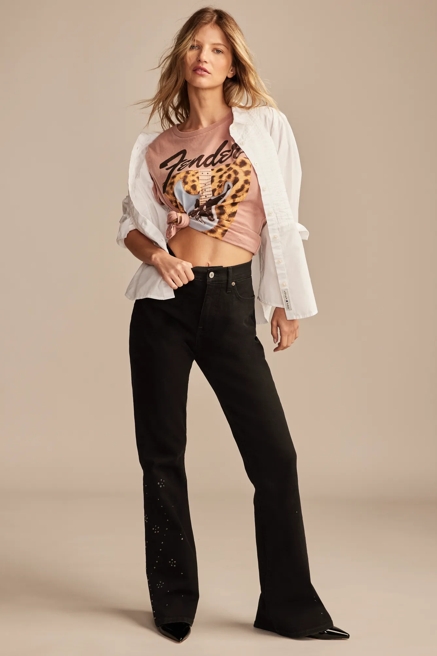 LUCKY LEGEND STUDDED HIGH RISE STEVIE FLARE, image 1