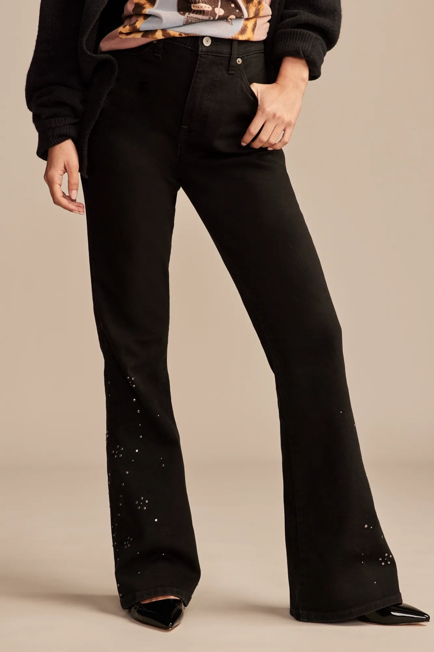 LUCKY LEGEND STUDDED HIGH RISE STEVIE FLARE, image 2