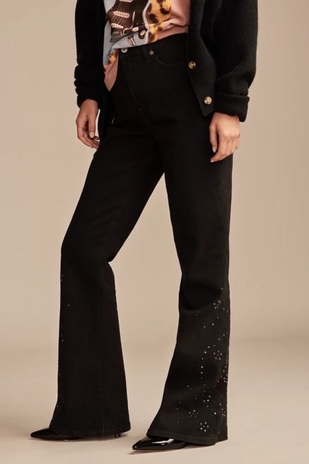 LUCKY LEGEND STUDDED HIGH RISE STEVIE FLARE, image 3