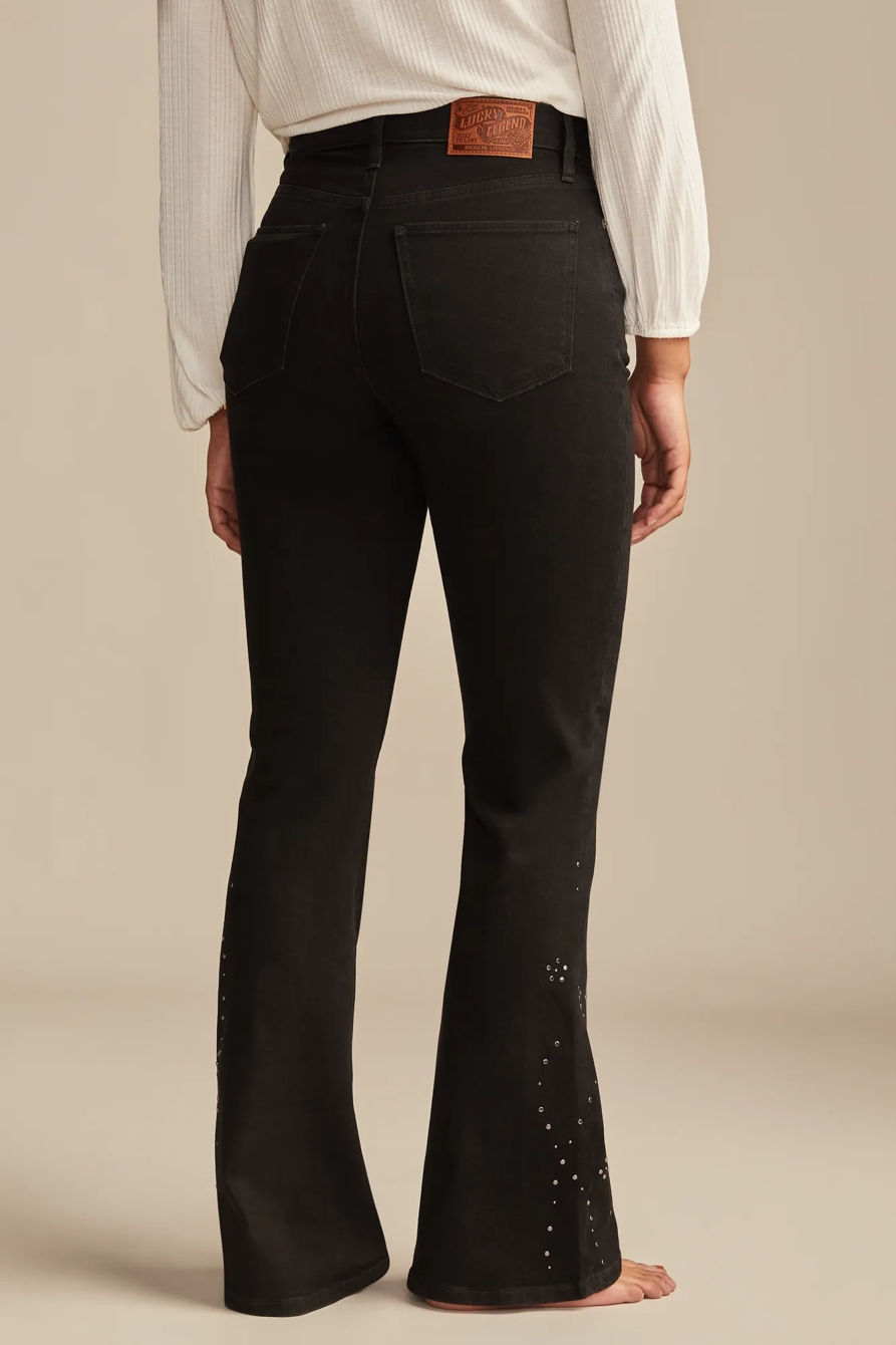 LUCKY LEGEND STUDDED HIGH RISE STEVIE FLARE, image 6