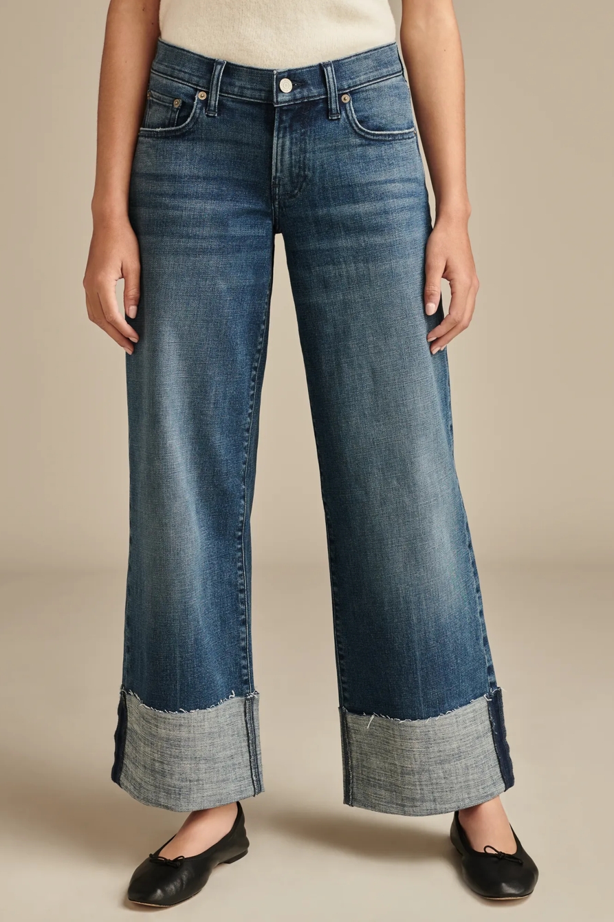 LUCKY LEGEND MID RISE SWEET WIDE LEG, image 2