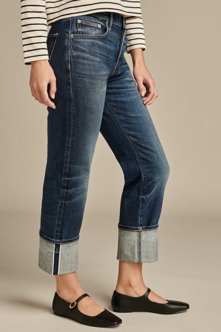 LUCKY LEGEND SELVEDGE 90S LOOSE CROP, image 4