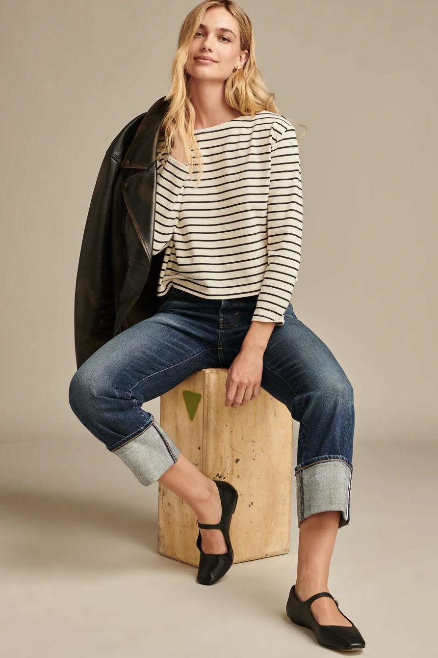 LUCKY LEGEND SELVEDGE 90S LOOSE CROP, image 7