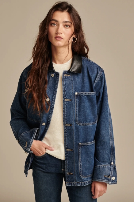 DENIM FIELD JACKET, image 1