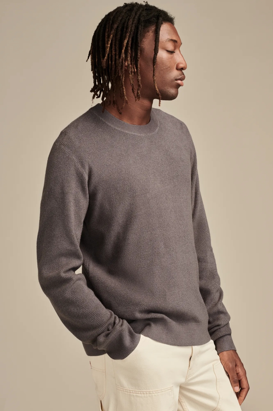 Fine Gauge Crew Sweater, image 3