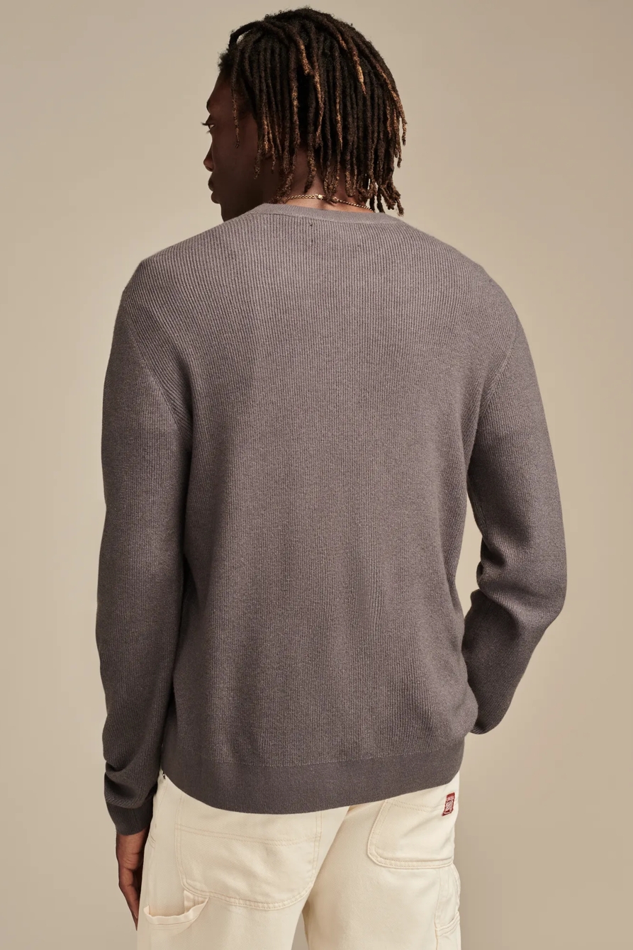 Fine Gauge Crew Sweater, image 4