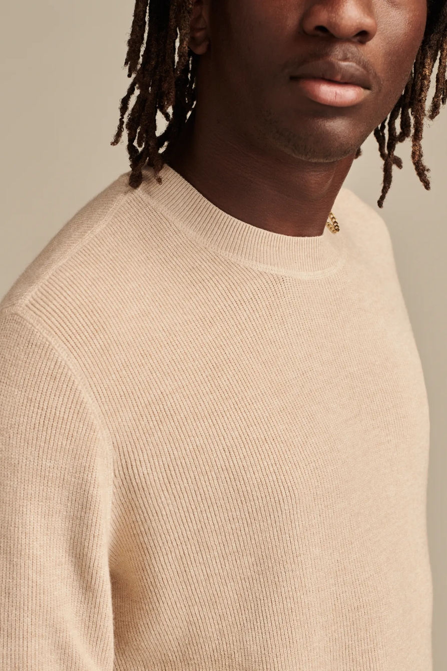 Fine Gauge Crew Sweater, image 3