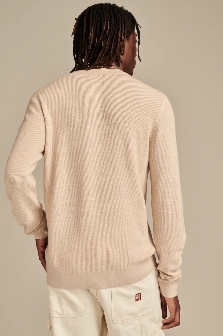 Fine Gauge Crew Sweater, image 4