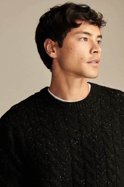 CABLE CREW NECK SWEATER, image 4