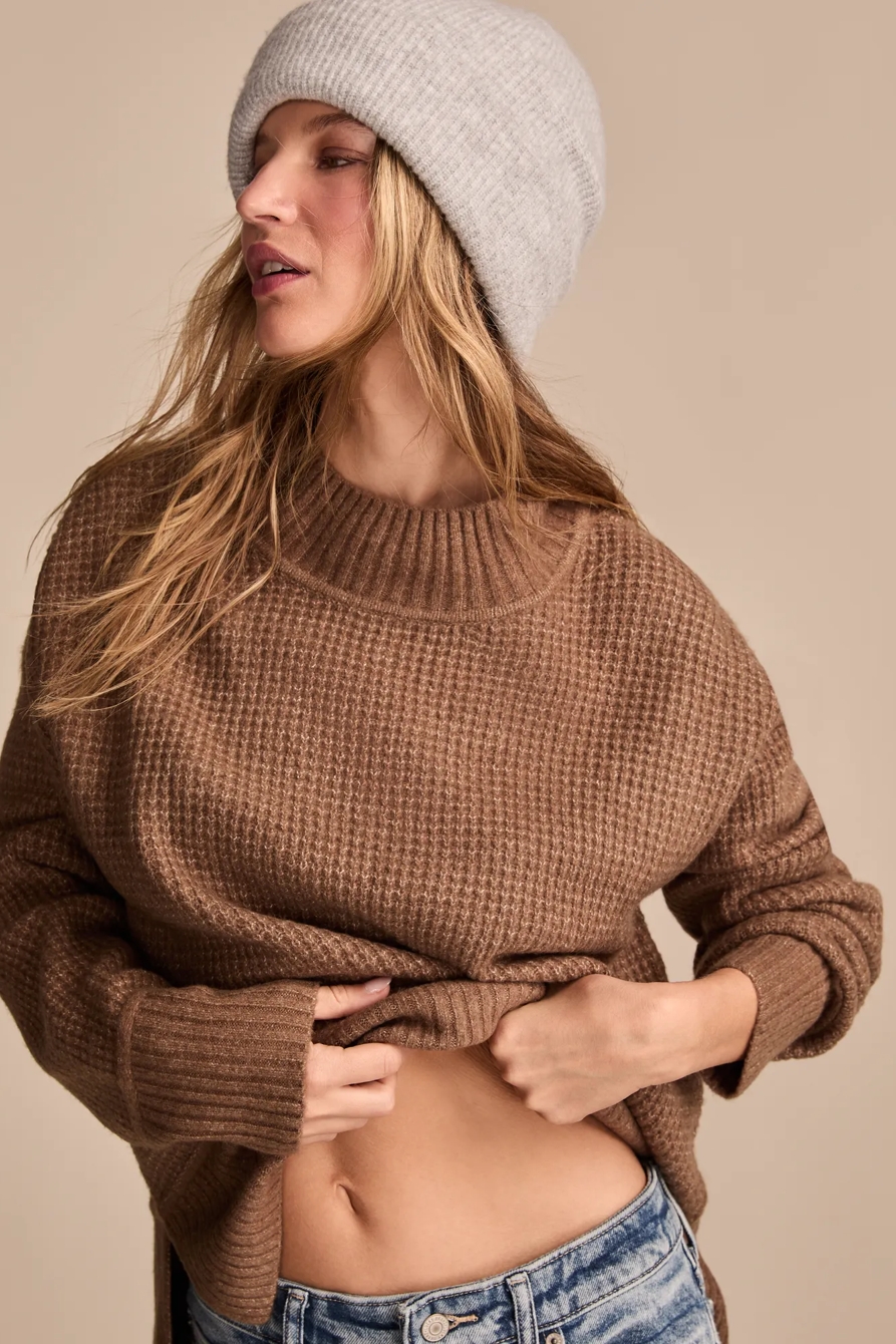CLOUDSOFT MOCK NECK SWEATER, image 3