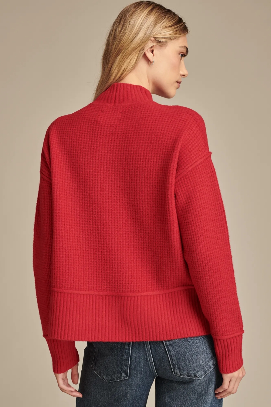 CLOUDSOFT MOCK NECK SWEATER, image 4