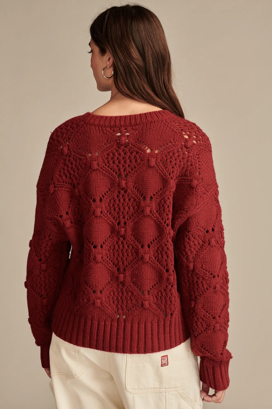 BOBBLE CREW NECK SWEATER, image 5