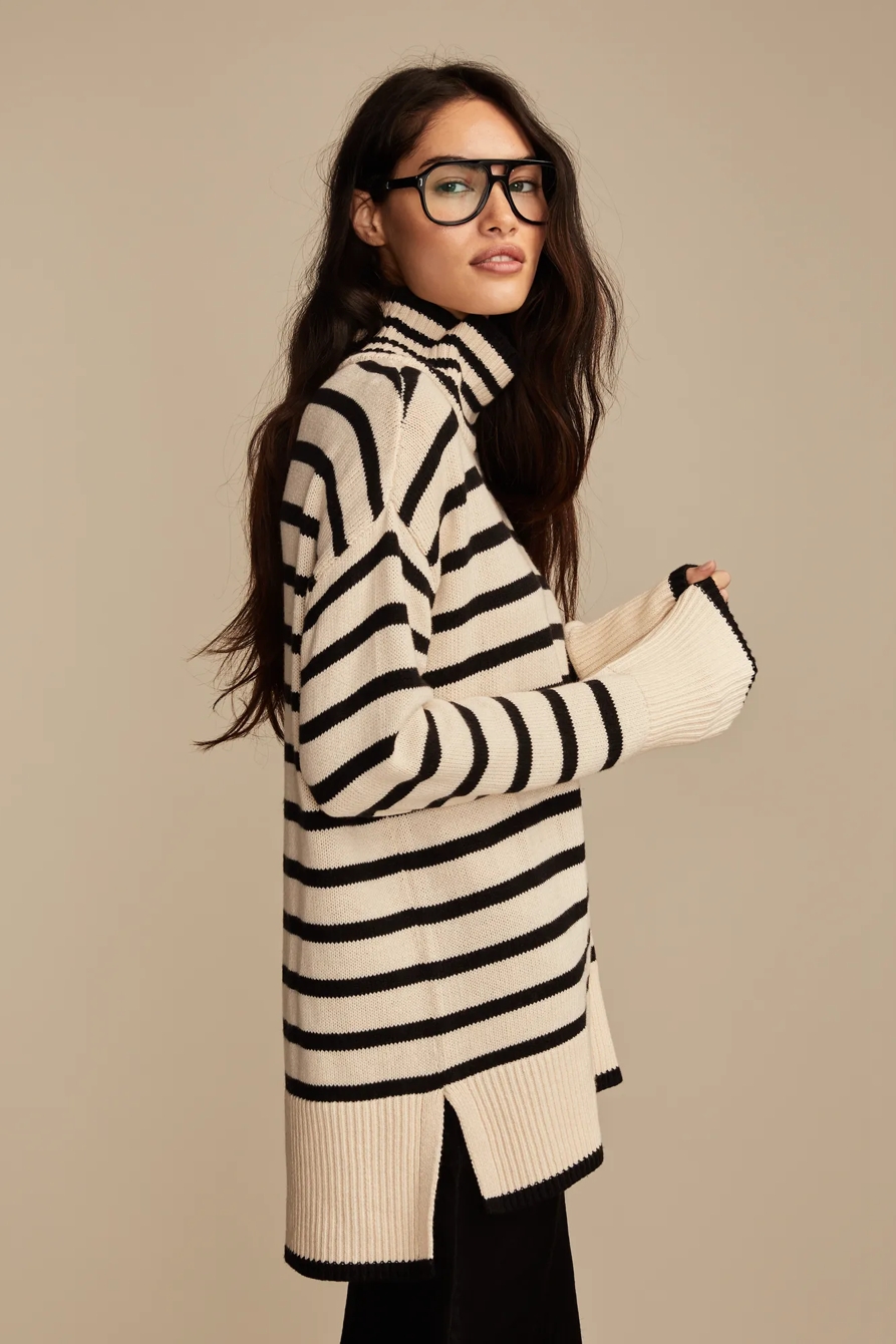 MOCK NECK TUNIC SWEATER, image 3