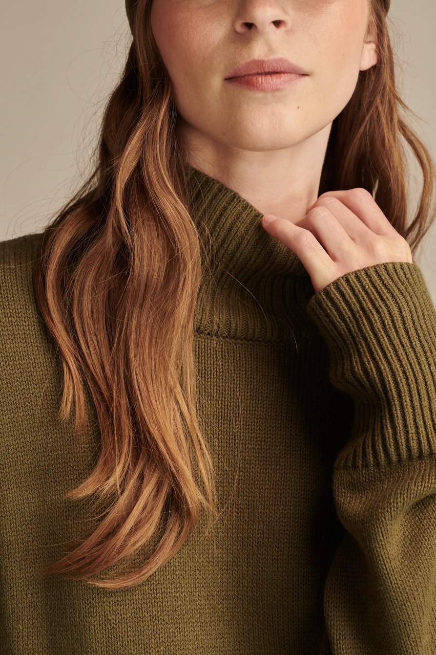 MOCK NECK TUNIC SWEATER, image 2