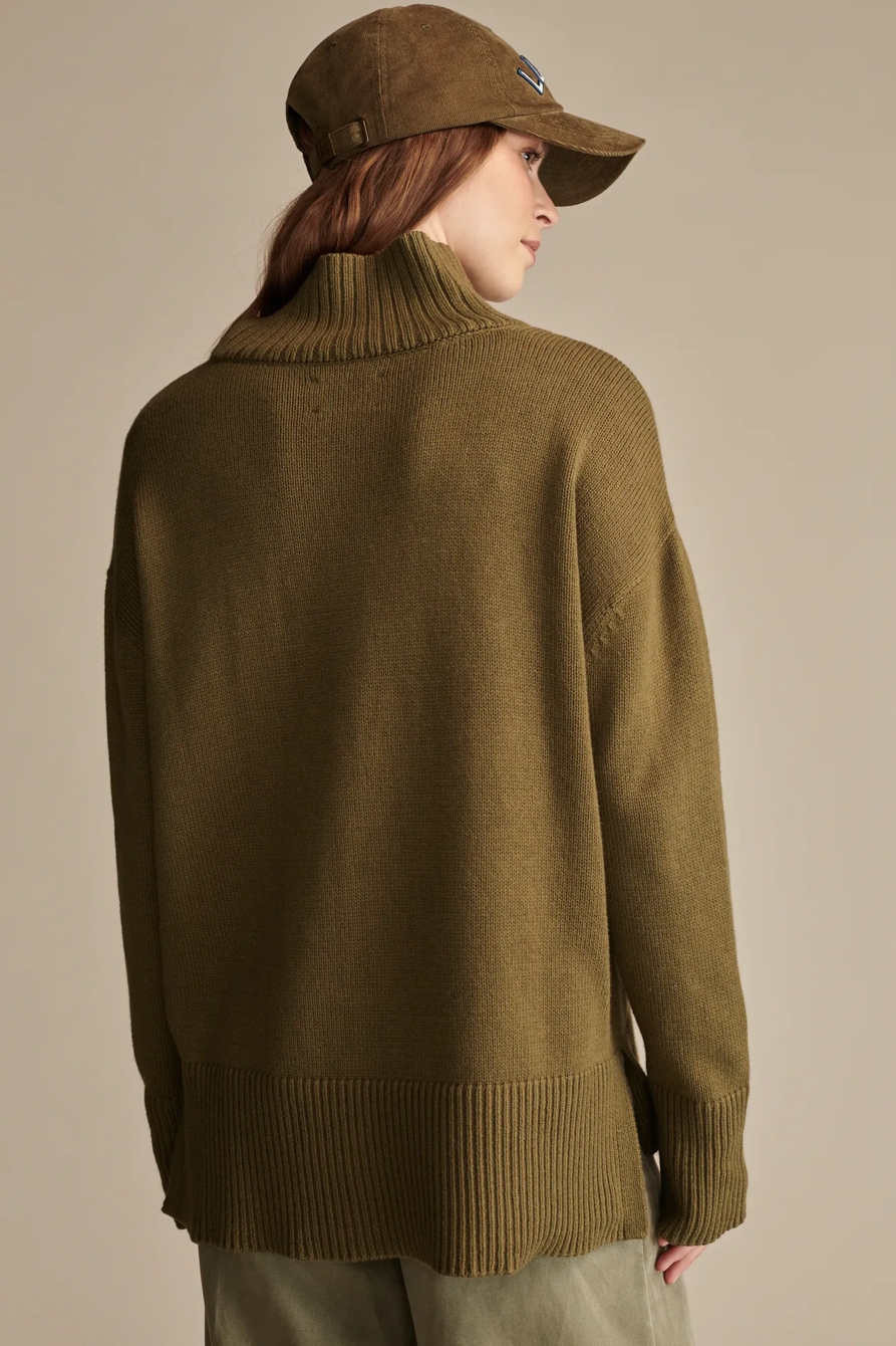 MOCK NECK TUNIC SWEATER, image 4