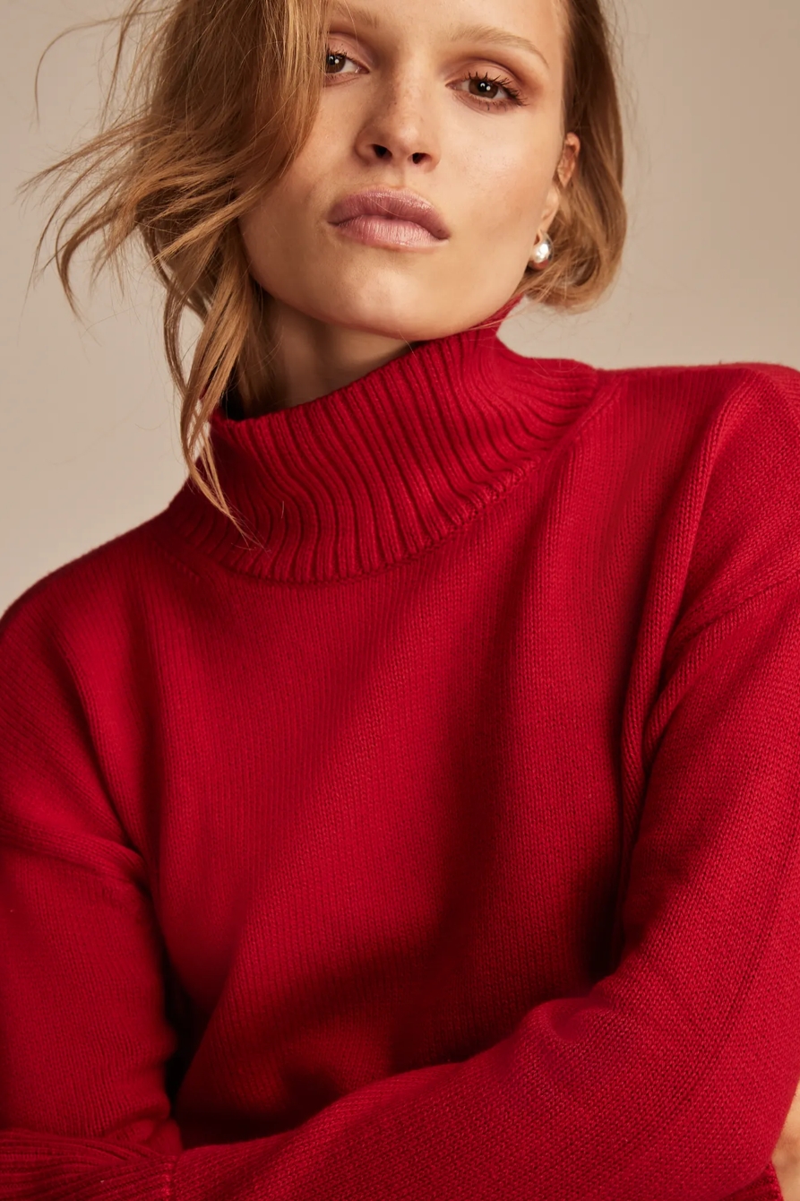 MOCK NECK TUNIC SWEATER, image 5