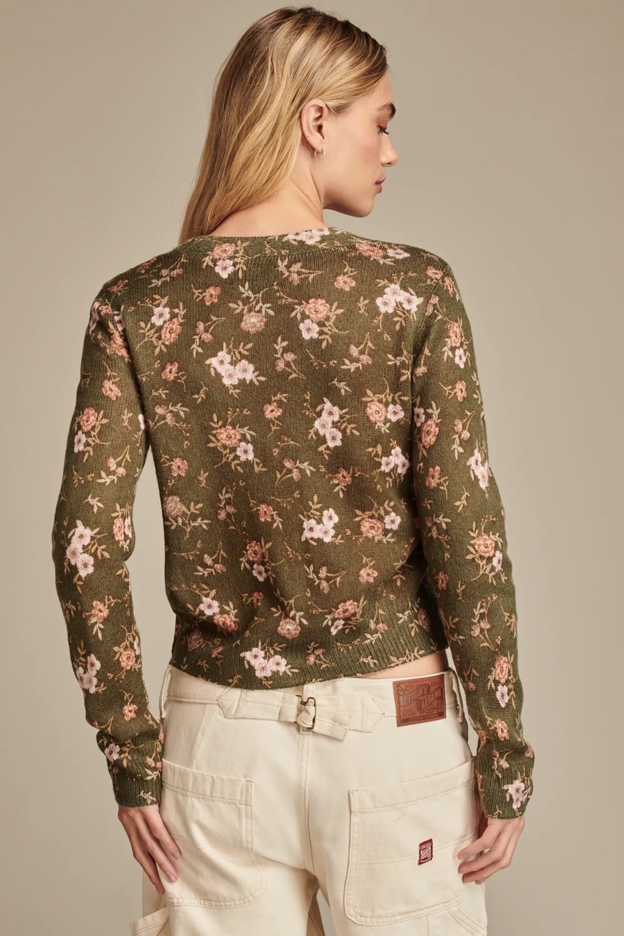 FLORAL PRINT CARDIGAN, image 4