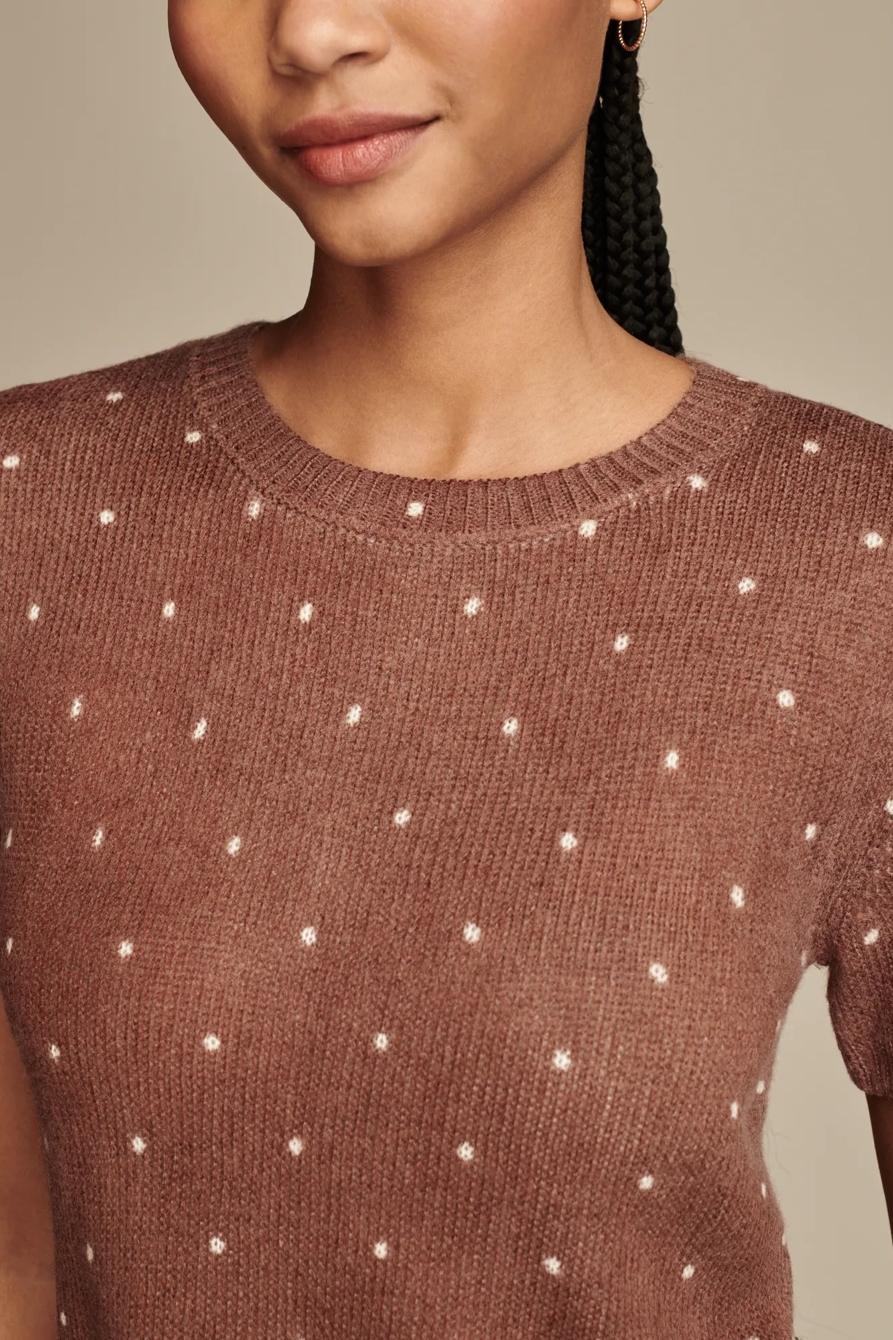DOT PRINT SWEATER TEE, image 2