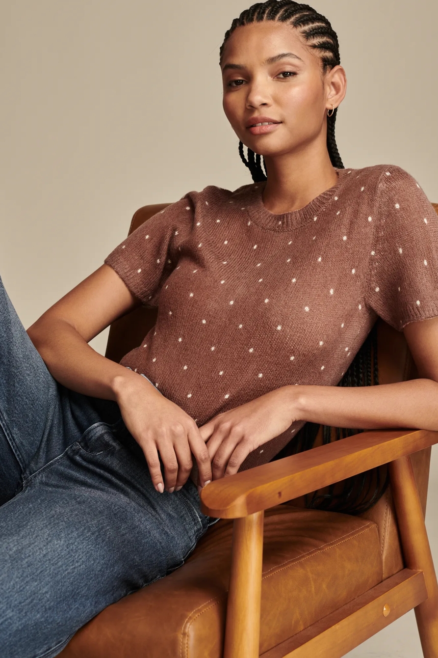 DOT PRINT SWEATER TEE, image 3
