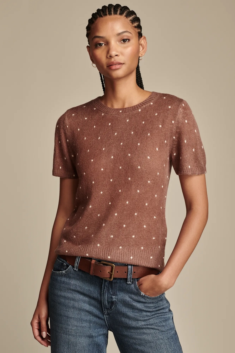 DOT PRINT SWEATER TEE, image 4