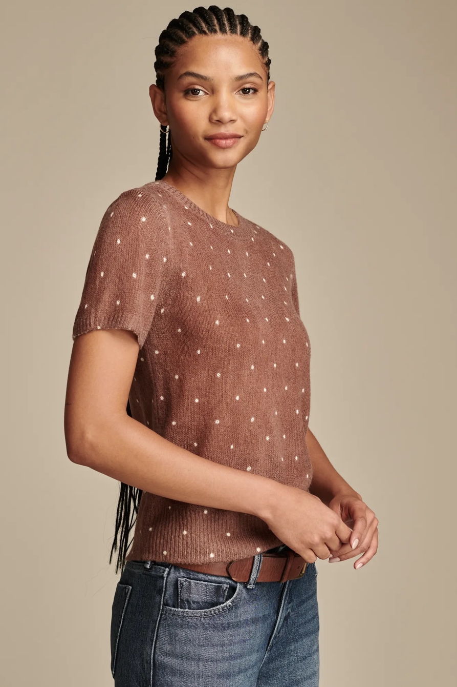 DOT PRINT SWEATER TEE, image 5